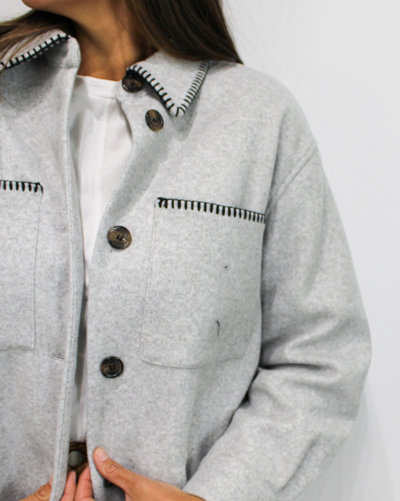 Button Front Coat