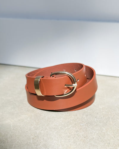 Fashion Belt w/ Gold Buckle