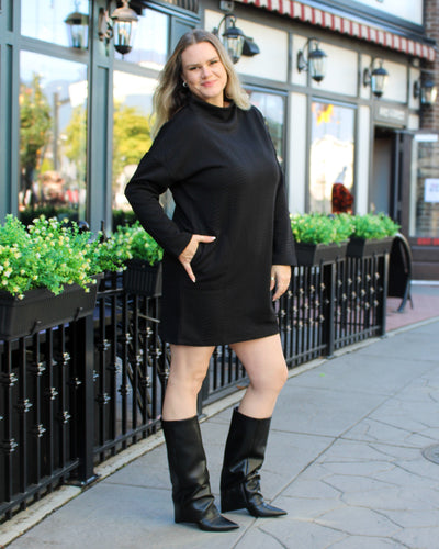 Sweater Dress With Pockets