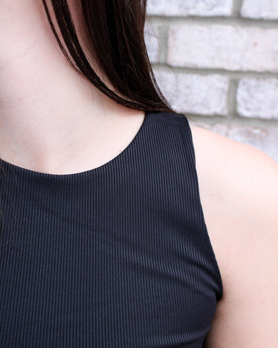 Maria Ribbed Crewneck Tank