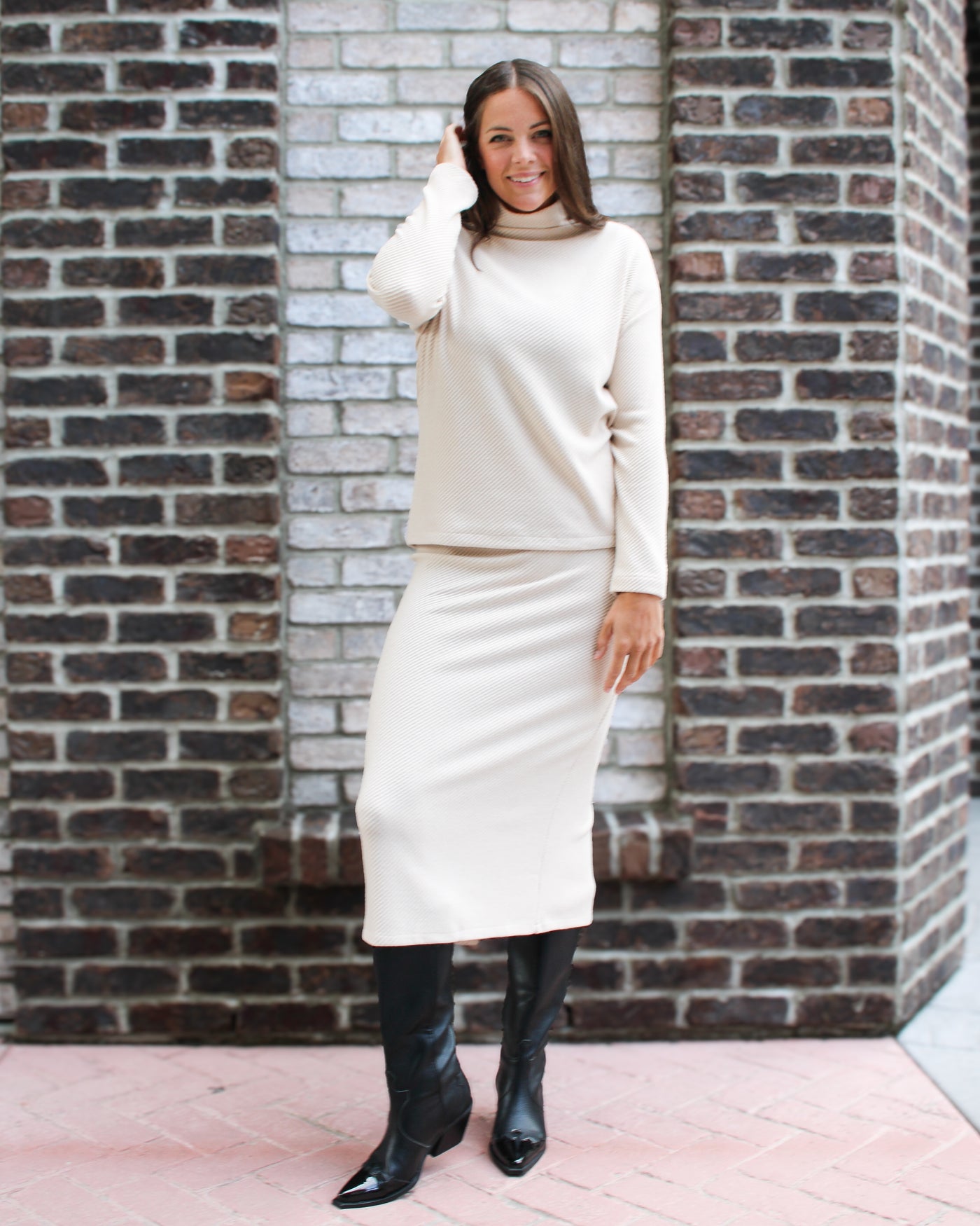 Loose Fit Drop Shoulder Sweater