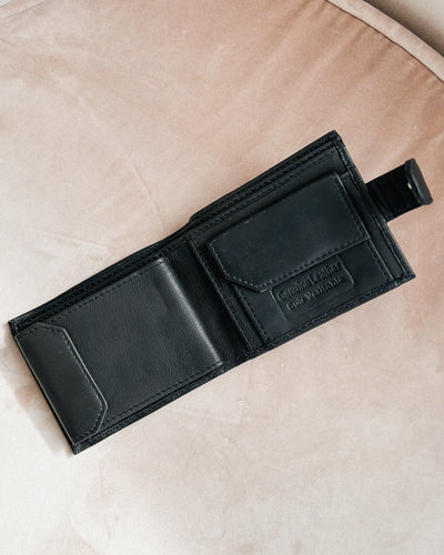 Mark Button Closure Wallet