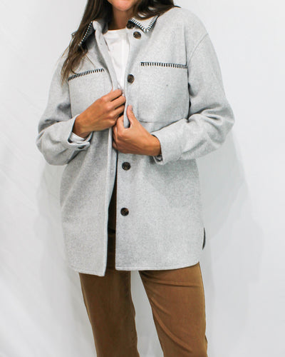 Button Front Coat