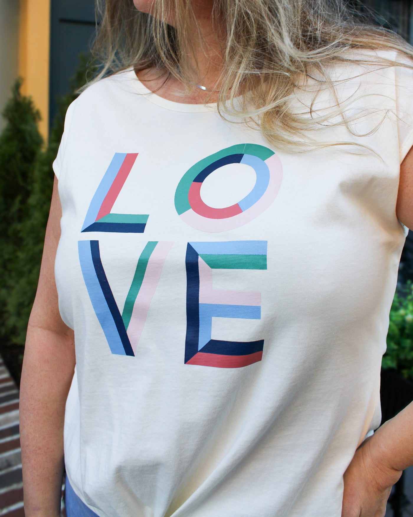 Love Tee with Front Knot